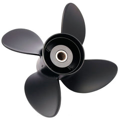 Solas 8613-143-19 Amita 4 Aluminum 4-Blade Propeller - RH,  14.25" Diameter x 19" Pitch x 19-Spline