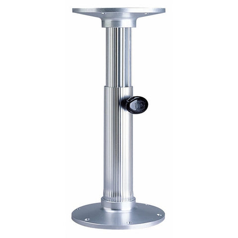 Garelick 75425 Adjustable Table Base w Sealed,  Gas-Powered Rise & Ribbed Stanchion Post-14.5"-29.5"