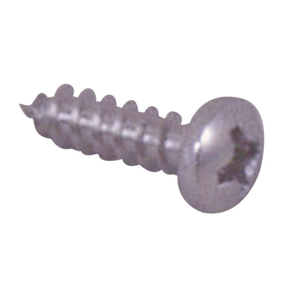 HandiMan Marine B-613 Self-Tapping Stainless Steel Pan Head Screw - #12 x 1.5",  Pack of 100