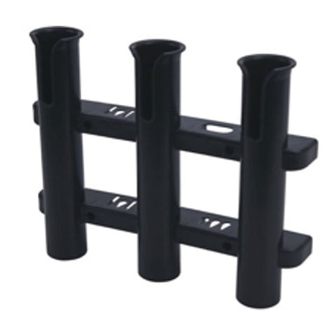 Sea-Dog 325039-1 Three-Pole Side Mount Rod Holder - Black