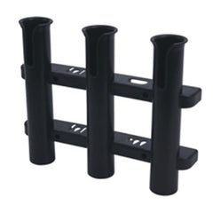 Sea-Dog 325039-1 Three-Pole Side Mount Rod Holder - Black
