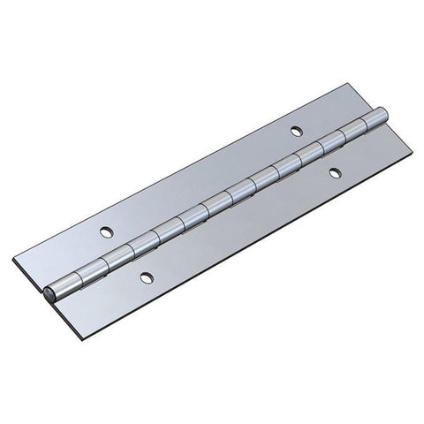 TACO Marine H14-0116A72 Annealed,  Stainless Steel Piano Hinge,  1-1/16"W x .040" AWG x 72"L