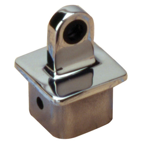 Sea-Dog 270191-1 Square Internal Eye End for 1.25" OD Tube - Stainless