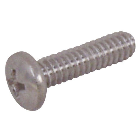HandiMan Marine B-760 Machine Stainless Steel Pan Head Screw - 1/4-20 x 1.5",  Pack of 100