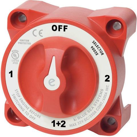 Blue Sea Systems 9002E-BSS e-Series Selector Battery Switch with AFD