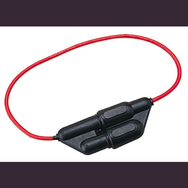 Sea-Dog 420565-1 Line Watertight Inline Dual Fuse Holder - 30 Amps,  10 Gauge Wire