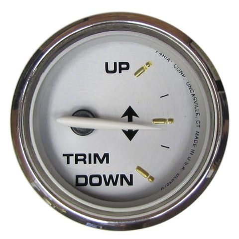 Faria 19005 Kronos Trim Gauge (Mercury/Mariner/Mercruiser/Volvo DP/Yamaha 2001 and Newer) - 2"