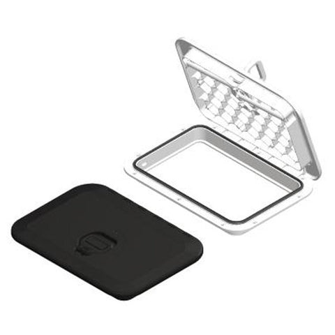Sea-Dog 336520 Triple Latch Rectangular Marine Hatch - 10.25" x 14",  White