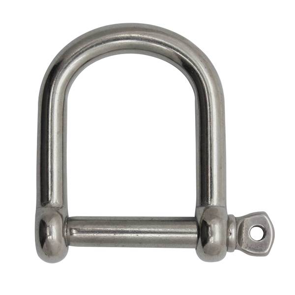 Extreme Max 3006.8234 BoatTector Stainless Steel Wide D Shackle - 1/2"