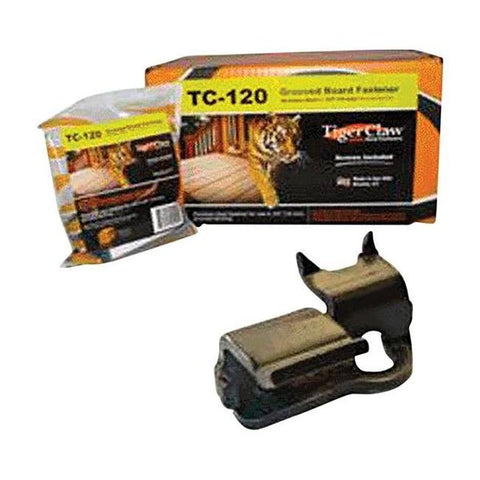 Tiger Claw 5915368 No. 6 Black Oxide Stainless Steel Hidden Deck Fastener - 90 Per Box