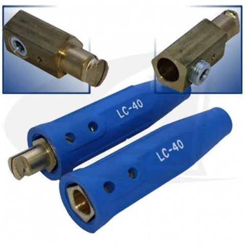 Lenco 380-05556 Le L-40 Cable Connector Male - Blue