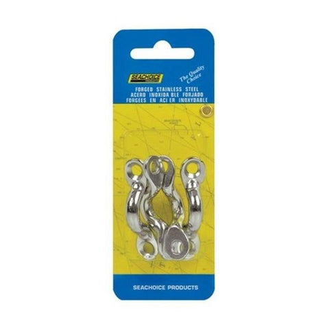 Seachoice 28811 1.75 in. Stainless Steel Eye Straps  4 per Card