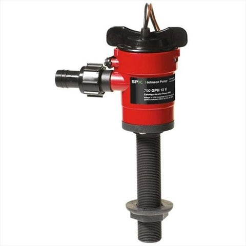Johnson Pump 729321287036 Cartridge Aerator 750 GPH Straight Intake 12V