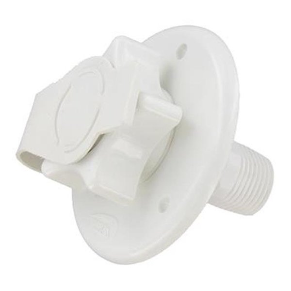 VALTERRA LLC A010168 Fresh Water Inlet; White