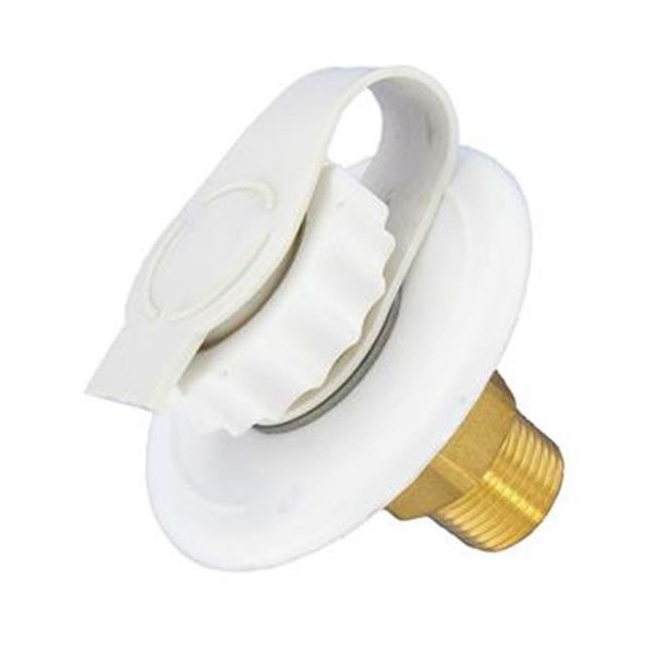 VALTERRA LLC A010170LF Fresh Water Inlet; White