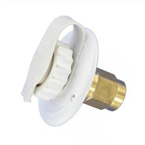 VALTERRA LLC A010171LF Fresh Water Inlet; White