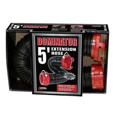 VALTERRA LLC D040205 5 Ft. Dominator Sewer Hose,  Black