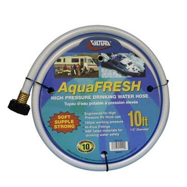 VALTERRA LLC W015120 Fresh Water Hose; White; 0.5 In. X 10 Ft.