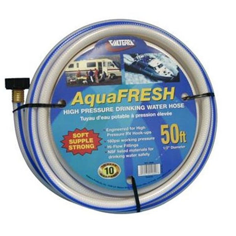 VALTERRA LLC W015600 Fresh Water Hose; White; 0.5 In. X 50 Ft.