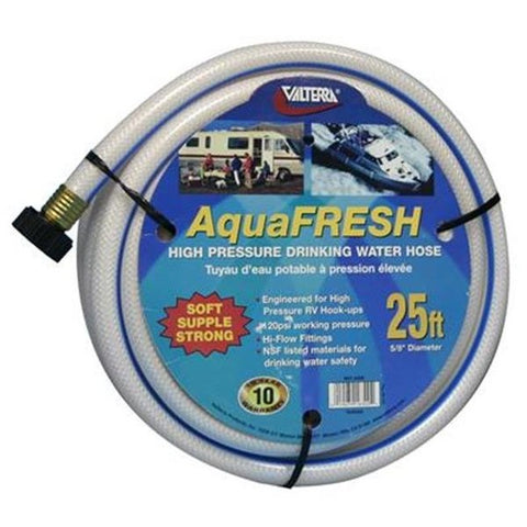 VALTERRA LLC W016300 Fresh Water Hose; White; 0.62 In. X 25 Ft.