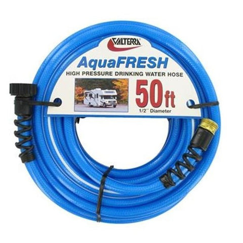 VALTERRA LLC W018600 Fresh Water Hose; Blue; 0.5 In. X 50 Ft.