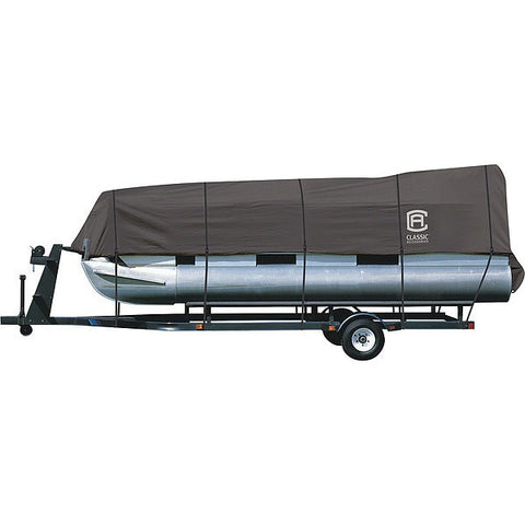 Pontoon Boat Cover,  Model A,  Charcoal