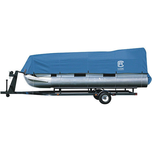 Stellex Pontoon Boat Cover,  MdlA,  Blue