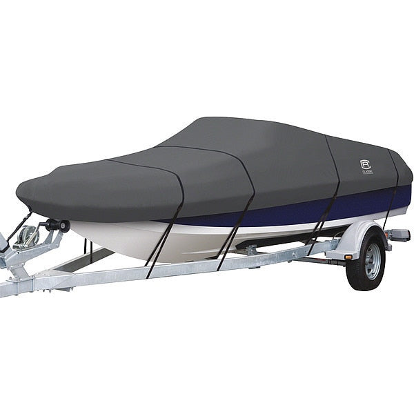 StormPro Deck Boat Cover,  MdlF,  Charcoal