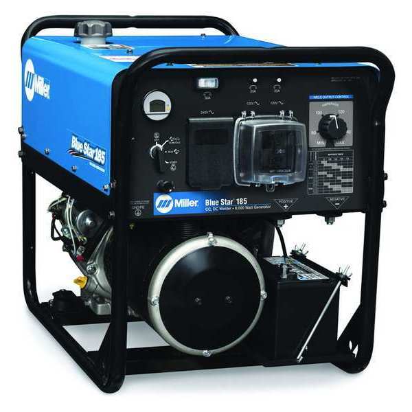 Engine Driven Welder,  Blue Star 185 Series,  Electric Start,  13 hp,  Gas,  6, 500 W Peak