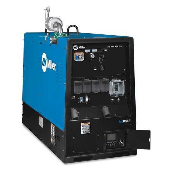 Engine Driven Welder,  Big Blue(R) 600 Pro Series,  Electric Start,  48.9 hp,  Diesel,  27, 000 W Peak